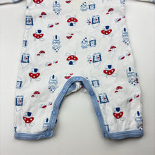 Load image into Gallery viewer, Unisex Baby Patch, cotton romper, gnomes, FUC, size 0000,  