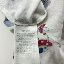 Load image into Gallery viewer, Unisex Baby Patch, cotton romper, gnomes, FUC, size 0000,  