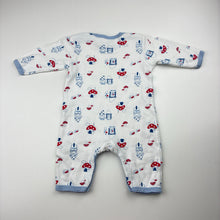 Load image into Gallery viewer, Unisex Baby Patch, cotton romper, gnomes, FUC, size 0000,  