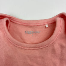 Load image into Gallery viewer, Girls Higgledee, pink organic cotton bodysuit / romper, GUC, size 1,  