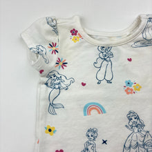 Load image into Gallery viewer, Girls Disney, Princess, stretchy tee / top, FUC, size 0000,  