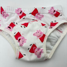 Load image into Gallery viewer, Girls Peppa Pig, cotton training pants, GUC, size 1-2,  