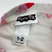 Load image into Gallery viewer, Girls Peppa Pig, cotton training pants, GUC, size 1-2,  