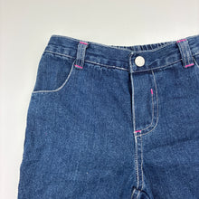 Load image into Gallery viewer, Girls Kids Stuff, denim shorts, elasticated, GUC, size 2,  