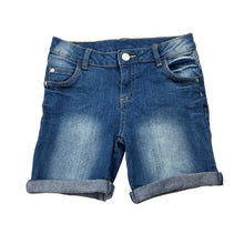 Load image into Gallery viewer, Girls Target, stretch denim jean shorts, adjustable, EUC, size 7,  
