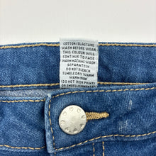 Load image into Gallery viewer, Girls Target, stretch denim jean shorts, adjustable, EUC, size 7,  