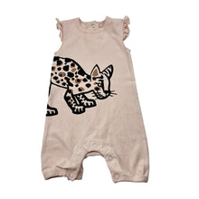 Load image into Gallery viewer, Girls 4 Baby, pink stretchy romper, FUC, size 0,  