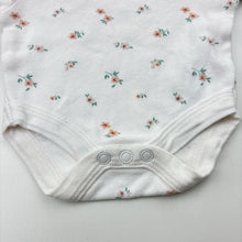 Load image into Gallery viewer, Girls Rock-a-bye Baby, floral cotton bodysuit / romper, EUC, size 0000,  