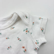 Load image into Gallery viewer, Girls Rock-a-bye Baby, floral cotton bodysuit / romper, EUC, size 0000,  