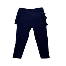 Load image into Gallery viewer, Girls Dymples, navy ruffle leggings / bottoms, EUC, size 00,  