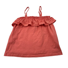 Load image into Gallery viewer, Girls Cynthia Rowley, broderie trim summer top, FUC, size 1-2,  