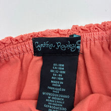 Load image into Gallery viewer, Girls Cynthia Rowley, broderie trim summer top, FUC, size 1-2,  