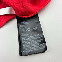 Load image into Gallery viewer, Girls H&amp;M, red cotton blend summer dress, light mark at neck, FUC, size 5-6, L: 60cm