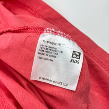 Load image into Gallery viewer, Unisex Uniqlo, Nintendo Super Mario cotton tee / top, marks on front, FUC, size 3-4,  