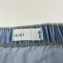Load image into Gallery viewer, Girls Target, blue denim skirt, elasticated, GUC, size 5,  
