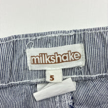 Load image into Gallery viewer, Boys Milkshake, lightweight cotton shorts, elasticated, EUC, size 5,  