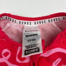 Load image into Gallery viewer, Girls Bonds, zip wondersuit / zippy / romper, wash fade, FUC, size 0000,  