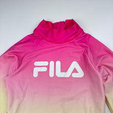 Load image into Gallery viewer, Girls FILA, long sleeve swim one-piece, FUC, size 8,  
