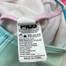 Load image into Gallery viewer, Girls FILA, long sleeve swim one-piece, FUC, size 8,  