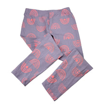 Load image into Gallery viewer, Girls Target, stretchy leggings, rainbows, Inside leg: 42cm, FUC, size 5,  