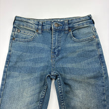 Load image into Gallery viewer, Boys NAUTICA, blue stretch denim jeans, adjustable, Inside leg: 48cm, GUC, size 6,  