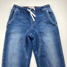 Load image into Gallery viewer, Boys Target, stretch knit denim jogger jeans, elasticated, Inside leg: 60cm, GUC, size 9,  