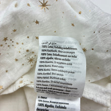 Load image into Gallery viewer, Girls Cotton On, white &amp; gold cotton dress, EUC, size 9-10, L: 64cm