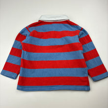 Load image into Gallery viewer, Boys Seed, cotton long sleeve polo top, wash fade, pilling &amp; light marks, FUC, size 1,  
