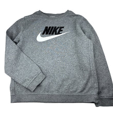 Load image into Gallery viewer, Unisex Nike, fleece lined sweater / jumper, GUC, size 12-13,  