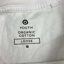 Load image into Gallery viewer, Boys Target, loose fit organic cotton tee / top, FUC, size 12,  