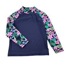 Load image into Gallery viewer, Girls Lily &amp; Dan, long sleeve rashie / swim top, GUC, size 6,  
