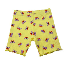 Load image into Gallery viewer, Girls Anko, ribbed stretchy bike shorts, butterflies, EUC, size 5,  