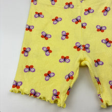 Load image into Gallery viewer, Girls Anko, ribbed stretchy bike shorts, butterflies, EUC, size 5,  