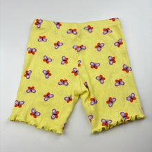 Load image into Gallery viewer, Girls Anko, ribbed stretchy bike shorts, butterflies, EUC, size 5,  