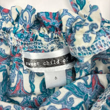 Load image into Gallery viewer, Girls Sweet Child Of Mine, lightweight rayon summer top, EUC, size 6,  