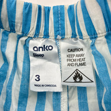 Load image into Gallery viewer, Unisex Anko, lightweight cotton pyjama shorts, EUC, size 3,  