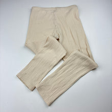 Load image into Gallery viewer, Girls H&amp;M, ribbed leggings, elasticated, Inside leg: 44.5cm, FUC, size 7,  