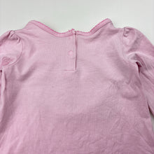 Load image into Gallery viewer, Girls Target, pink stretchy long sleeve top, butterfly, GUC, size 0,  