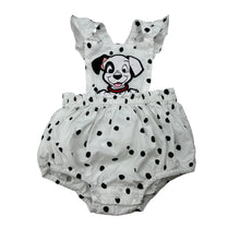 Load image into Gallery viewer, Girls Disney, 101 Dalmations lightweight cotton romper, EUC, size 0,  