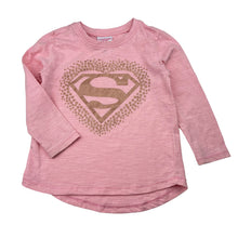 Load image into Gallery viewer, Girls DC Comics, Supergirl long sleeve tee / top, FUC, size 3,  