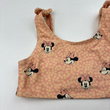 Load image into Gallery viewer, Girls Disney, Minnie Mouse cropped swim top, GUC, size 6,  