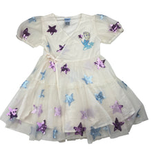Load image into Gallery viewer, Girls Disney, Frozen Elsa cotton tulle &amp; sequin dress, EUC, size 4, L: 55cm