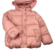 Load image into Gallery viewer, Girls Target, pink hooded puffer jacket / coat, EUC, size 6,  