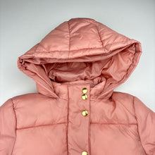 Load image into Gallery viewer, Girls Target, pink hooded puffer jacket / coat, EUC, size 6,  