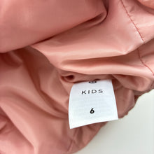 Load image into Gallery viewer, Girls Target, pink hooded puffer jacket / coat, EUC, size 6,  