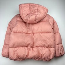 Load image into Gallery viewer, Girls Target, pink hooded puffer jacket / coat, EUC, size 6,  