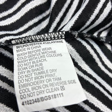 Load image into Gallery viewer, Girls Tilii, black &amp; white stripe dress, EUC, size 16, L: 80cm