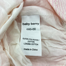 Load image into Gallery viewer, Girls Baby Berry, cotton lined lightweight legionnaires hat, EUC, size 000-00,  