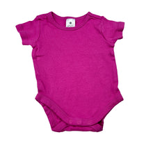 Load image into Gallery viewer, Girls Target, pink organic cotton bodysuit / romper, EUC, size 000,  