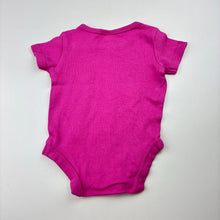Load image into Gallery viewer, Girls Target, pink organic cotton bodysuit / romper, EUC, size 000,  